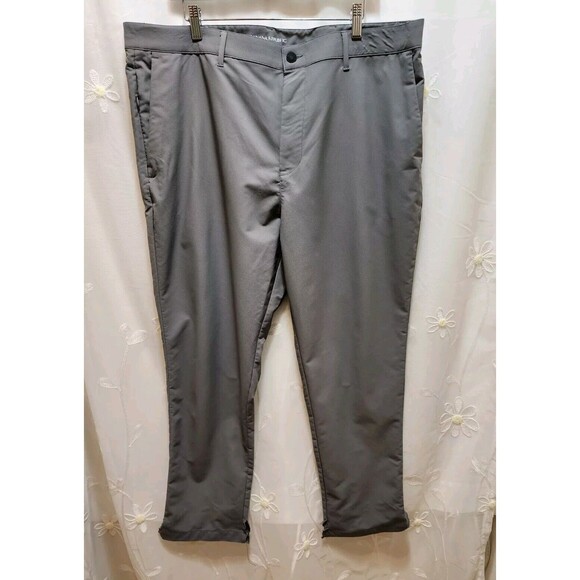 BANANA REPUBLIC MEN GRAY 40X30 PANTS SLACKS BUSINESS GRUNGE LIGHTWEIGHT BIG/TALL - Picture 1 of 16
